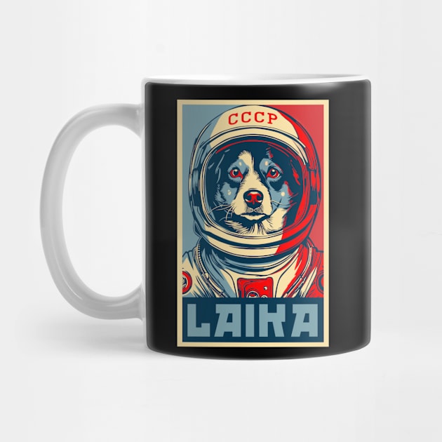 Laika First Animal to Orbit Earth by dnacreativedesign